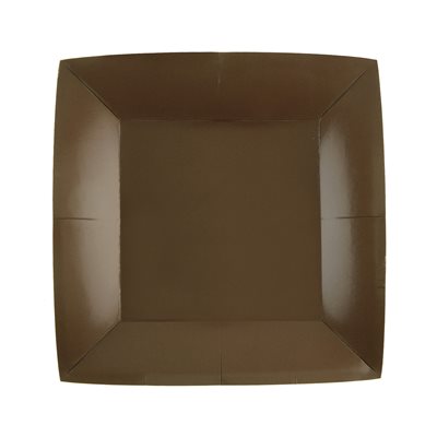 Petite assiette carrée Rose 18 x 18 cm Sachet de 10 pièces