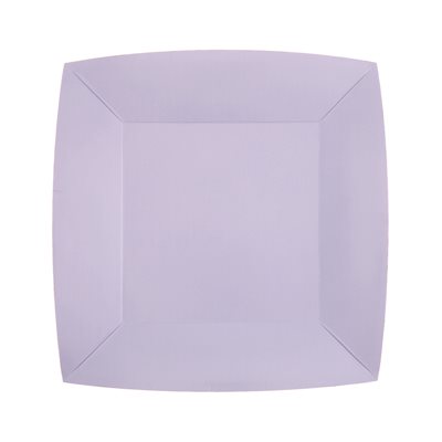Petite assiette carrée Parme Sachet de 10 pièces 18 x 18 cm