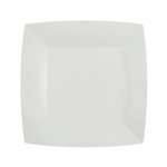 Petite assiette carrée Blanc Sachet de 10 pièces 18 x 18 cm