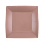 Petite assiette carrée Rose gold Sachet de 10 pièces 18 x 18