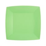 Petite assiette carrée Mint Sachet de 10 pièces 18 x 18 cm