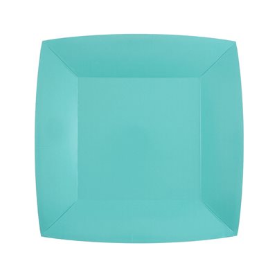 Petite assiette carrée Ciel 18 x 18 cm Sachet de 10 pièces Petite assiette carrée Ciel 18 x 18 cm Sachet de 10 pièces