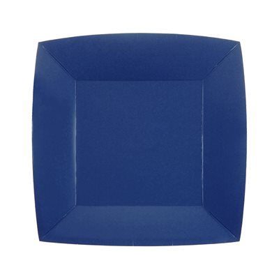 Petite assiette carrée Bleu Sachet de 10 pièces 18 x 18 cm Petite assiette carrée Bleu Sachet de 10 pièces 18 x 18 cm