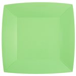 Grande assiette carrée Mint Sachet de 10 pièces 23 x 23 cm