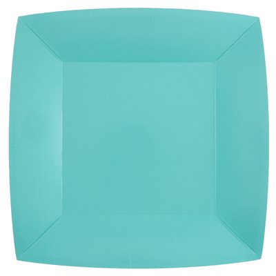 Grande assiette carrée Ciel 23 x 23 cm Sachet de 10 pièces Grande assiette carrée Ciel 23 x 23 cm Sachet de 10 pièces