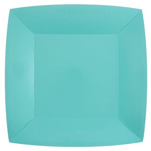 Grande assiette carrée Ciel 23 x 23 cm Sachet de 10 pièces