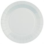Grande assiette ronde Gris  22.5 cm Sachet de 10 pièces