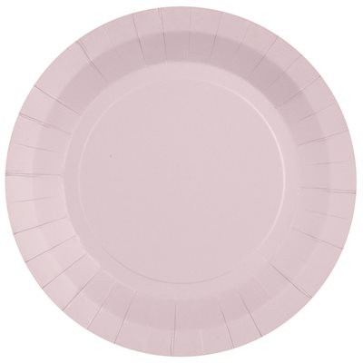 Grande assiette ronde Rose 22.5 cm Sachet de 10 pièces Grande assiette ronde Rose 22.5 cm Sachet de 10 pièces