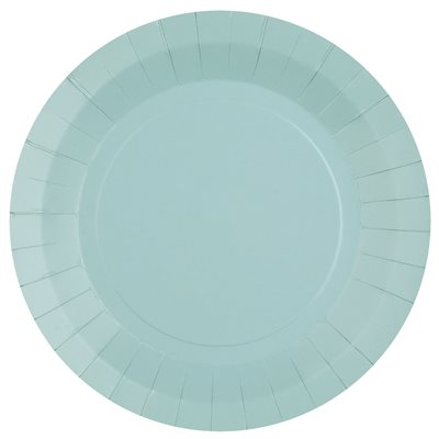 Grande assiette ronde Bleu 22.5 cm Sachet de 10 pièces Grande assiette ronde Bleu 22.5 cm Sachet de 10 pièces