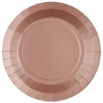 Grande assiette ronde Rose  22.5 cm Sachet de 10 pièces
