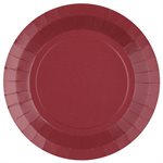 Grande assiette ronde Bordeaux  22.5 cm Sachet de 10 pièces
