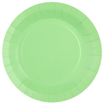 Grande assiette ronde Mint 22.5 cm Sachet de 10 pièces Grande assiette ronde Mint 22.5 cm Sachet de 10 pièces