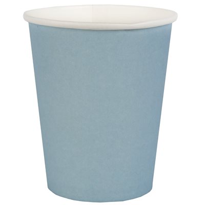 Gobelet Bleu clair Sachet de 10 pièces Ø 7.8 x 9 cm / 25cl Gobelet Bleu clair Sachet de 10 pièces Ø 7.8 x 9 cm / 25cl