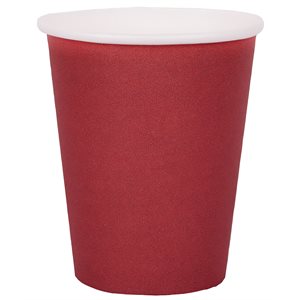 Gobelet Bordeaux 7.8 x 9 cm / 25 cl Sachet de 10 pièces