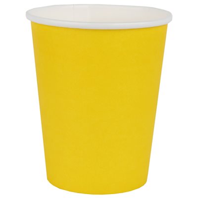 Gobelet Jaune Sachet de 10 pièces Ø 7.8 x 9 cm / 25cl Gobelet Jaune Sachet de 10 pièces Ø 7.8 x 9 cm / 25cl