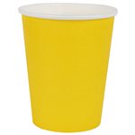Gobelet Jaune Sachet de 10 pièces Ø 7.8 x 9 cm  /  25cl