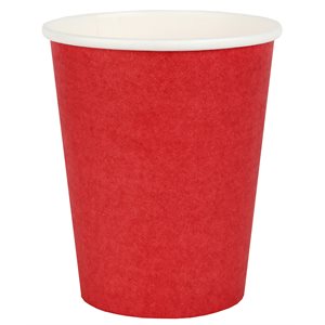 Gobelet Rouge Sachet de 10 pièces Ø 7.8 x 9 cm / 25cl