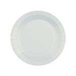 Petite assiette ronde Gris  17.5 cm Sachet de 10 pièces