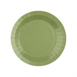 Petite assiette ronde Sauge  17.5 cm Sachet de 10 pièces