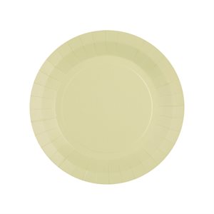 Petite assiette ronde Champagne 17.5 cm Sachet de 10 pièces