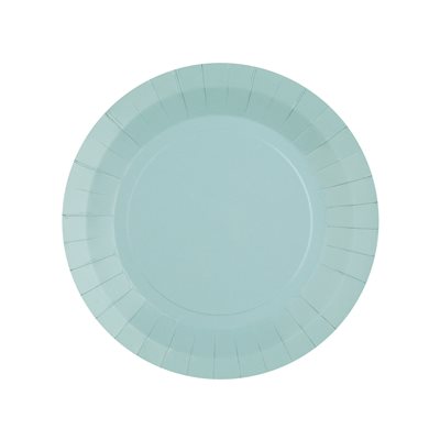 Petite assiette ronde Bleu 17.5 cm Sachet de 10 pièces
