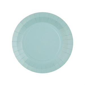 Petite assiette ronde Bleu 17.5 cm Sachet de 10 pièces