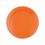 Petite assiette ronde Orange  17.5 cm Sachet de 10 pièces