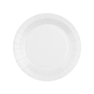 Petite assiette ronde Blanc 17.5 cm Sachet de 10 pièces