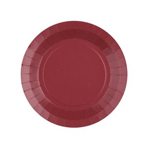 Petite assiette ronde Bordeaux 17.5 cm Sachet de 10 pièces