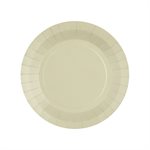 Petite assiette ronde Sable  17.5 cm Sachet de 10 pièces