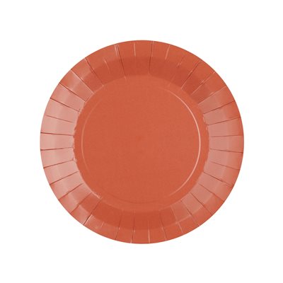 Petite assiette ronde Terracotta 17.5 cm Sachet de 10 pièce