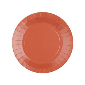 Petite assiette ronde Terracotta 17.5 cm Sachet de 10 pièce
