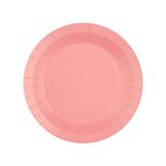 Petite assiette ronde Rose  17.5 cm Sachet de 10 pièces