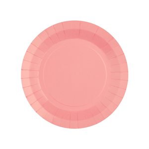Petite assiette ronde Rose 17.5 cm Sachet de 10 pièces