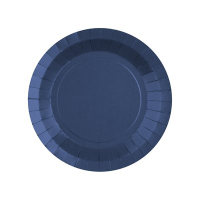 Petite assiette ronde Bleu 17.5 cm Sachet de 10 pièces
