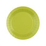 Petite assiette ronde Kiwi  17.5 cm Sachet de 10 pièces