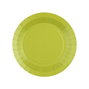 Petite assiette ronde Kiwi 17.5 cm Sachet de 10 pièces