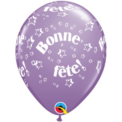 B.11'' BONNE FETE ÉTOILE LILAS P / 50 B.11'' BONNE FETE ÉTOILE LILAS P / 50
