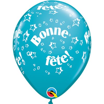 B.11'' BONNE FETE ÉTOILES TEAL P / 50 B.11'' BONNE FETE ÉTOILES TEAL P / 50