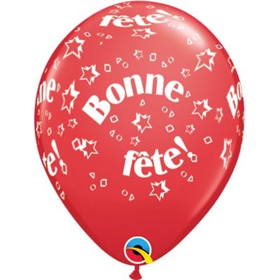 B.11'' BONNE FETE ÉTOILES ROUGE P / 50 B.11'' BONNE FETE ÉTOILES ROUGE P / 50