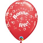 B.11'' BONNE FETE ÉTOILES RED P / 50