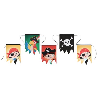Banderole Pirate Multicolore 14.5 x 20 cm / 600 cm Pochette Banderole Pirate Multicolore 14.5 x 20 cm / 600 cm Pochette
