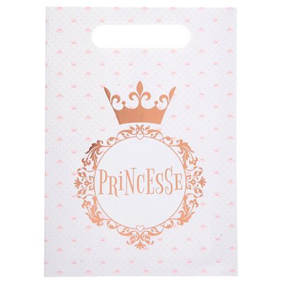 Sac Princesse Rose 16.5 x 23 cm Sachet de 10 pièces Sac Princesse Rose 16.5 x 23 cm Sachet de 10 pièces
