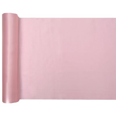 Chemin de table nacré Rose 28 cm Rouleau de 5 mètres Chemin de table nacré Rose 28 cm Rouleau de 5 mètres