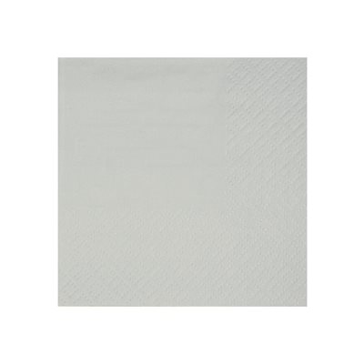 Serviette cocktail Gris 21 x 20 cm Sachet de 25 pièces Serviette cocktail Gris 21 x 20 cm Sachet de 25 pièces