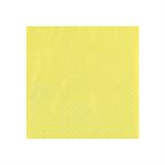 Serviette cocktail  Jaune 21 x 20 cm Sachet de 25 pièces