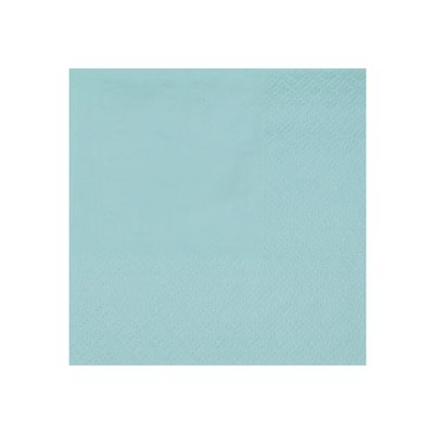 Serviette cocktail Crystal Bleu clair Sachet de 25 pièces 21