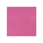Serviette cocktail  Rose 21 x 20 cm Sachet de 25 pièces