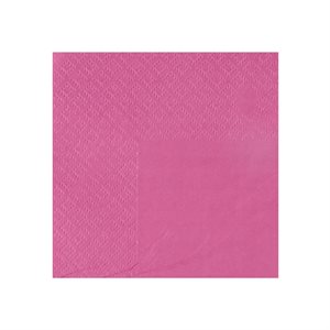 Serviette cocktail Rose 21 x 20 cm Sachet de 25 pièces