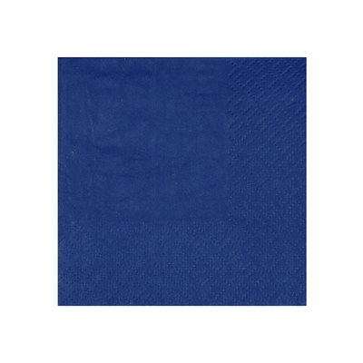 Serviette cocktail Crystal Bleu Sachet de 25 pièces 21 x 20 Serviette cocktail Crystal Bleu Sachet de 25 pièces 21 x 20